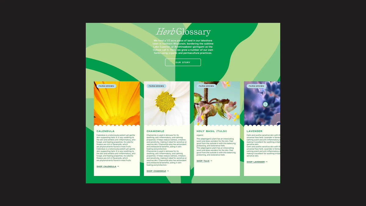 Good Flower Farm Website Design