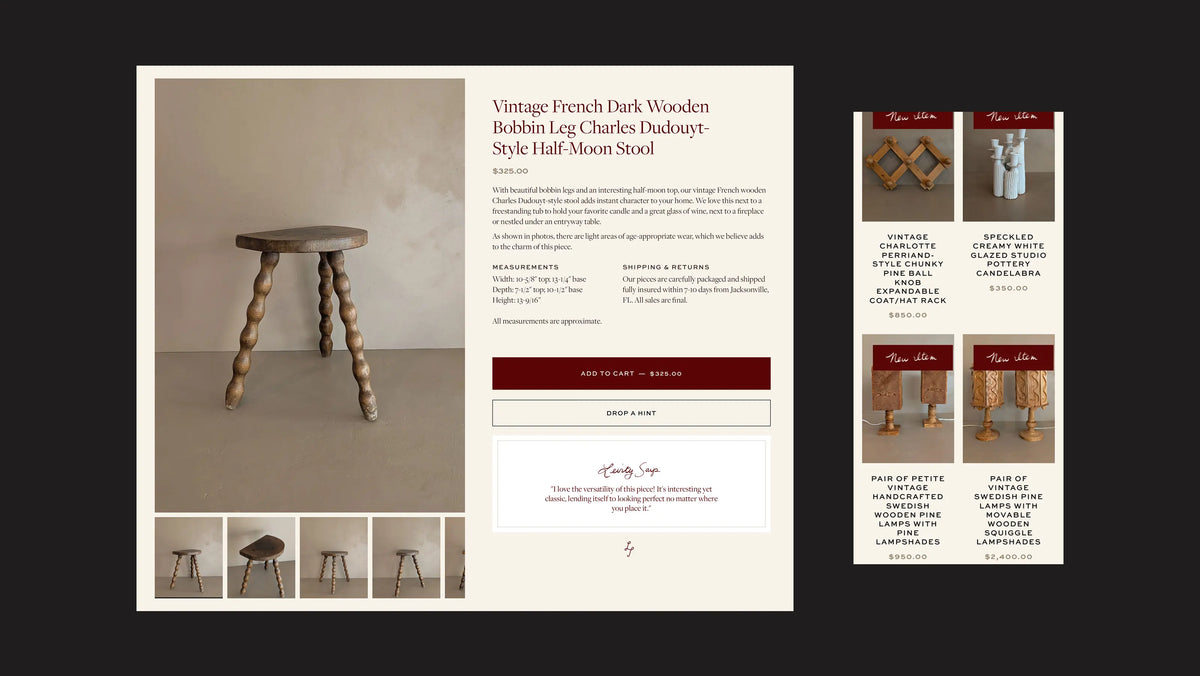 Levity Interiors Website Design